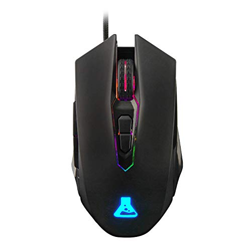 THE G-LAB Kult RADIUM - 4800 DPI Ratón Gaming con Sensor óptico de alta precisión - Ratón Gaming USB con cable, 7 botones programables, Retroiluminación RGB - PC, Xbox One, PS4 - (Negro) THE G-LAB Kult RADIUM - 4800 DPI Ratón Gaming con Sensor óptico de alta precisión - Ratón Gaming USB con cable, 7 botones programables, Retroiluminación RGB - PC, Xbox One, PS4 - (Negro)