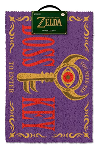 The Legend of Zelda Felpudo La Leyenda de Zelda Boss Key, Fibra de Coco, Multicolor, 40 x 60 cm The Legend of Zelda Felpudo La Leyenda de Zelda Boss Key, Fibra de Coco, Multicolor, 40 x 60 cm