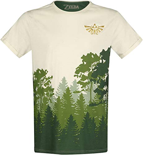 The Legend of Zelda Hyrule - Forest Camiseta Blanco Roto M