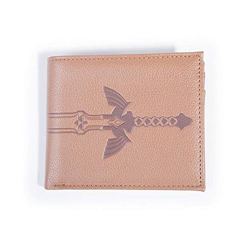 The Legend of Zelda Sword - Monedero Plegable (16 cm), Color marrón