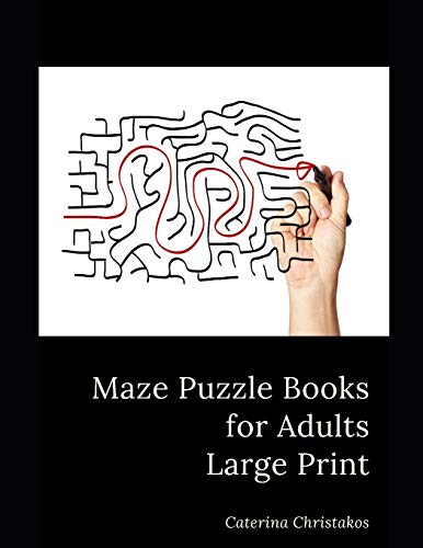The Orginal Maze Puzzle Book: Maze Puzzle Books for Adults Large Print: 1