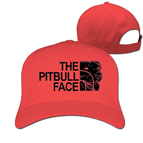 The Pitbull Face Unisex Casual Gorra de béisbol y Gorra Blanco Fashion22