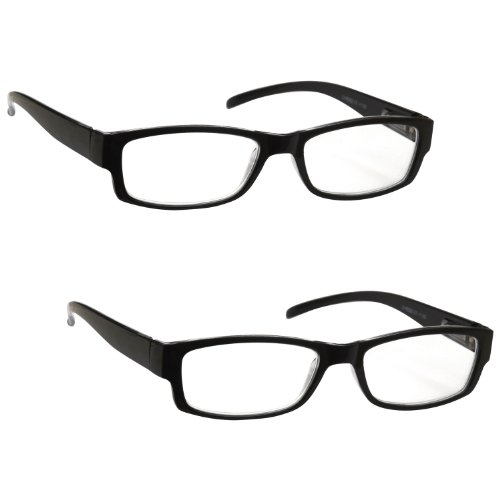 The Reading Glasses Company Gafas De Lectura Negro Ligero Cómodo Lectores Valor Pack 2 Estilo Diseñador Hombres Mujeres Uvr2Pk032 +1,00 2 Unidades 70 g The Reading Glasses Company Gafas De Lectura Negro Ligero Cómodo Lectores Valor Pack 2 Estilo Diseñador Hombres Mujeres Uvr2Pk032 +1,00 2 Unidades 70 g