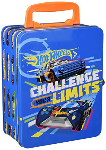 Theo Klein 2883 Maletín de Hot Wheels, De metal de alta calidad, Con compartimentos para hasta 18 coches, Medidas: 21 cm x 15.5 cm x 8.5 cm, Juguete para niños a partir de 3 años Theo Klein 2883 Maletín de Hot Wheels, De metal de alta calidad, Con compartimentos para hasta 18 coches, Medidas: 21 cm x 15.5 cm x 8.5 cm, Juguete para niños a partir de 3 años