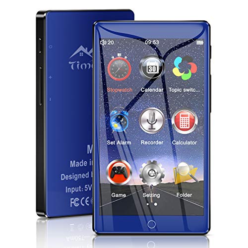 Timoom M7 Reproductor MP3 Bluetooth 32GB con Pantalla de Pantalla táctil completa de 4.0 Radio FM/E-Book/Video/Archivo/Foto, 5.0 Running MP4 Reproductor,Soporte Expandible hasta 128G Timoom M7 Reproductor MP3 Bluetooth 32GB con Pantalla de Pantalla táctil completa de 4.0 Radio FM/E-Book/Video/Archivo/Foto, 5.0 Running MP4 Reproductor,Soporte Expandible hasta 128G