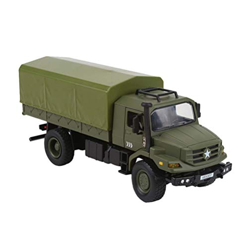 Tomaibaby Modelos de Vehículos Militares Juguetes para Automóviles Aleación de Metal Camión del Ejército Coche Coche para Niños Pequeños Niños Niños
