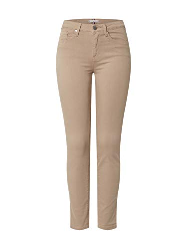 Tommy Hilfiger Mujer Como Skinny Rw A Clr Jeans, Beige (Beige Aeg), W24/L32