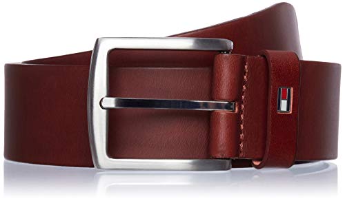 Tommy Hilfiger New Denton Belt 4.0 Cinturón, Marrón (DARK TAN-EUR 257), 95 para Hombre