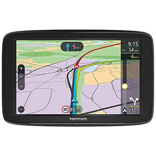 Tomtom Via 62 - Navegador GPS (6" Pantalla táctil, resolución de 800 x 480 Pixeles, Ranura para Tarjeta microSD, Conector USB), (versión Europea España, Alemania)