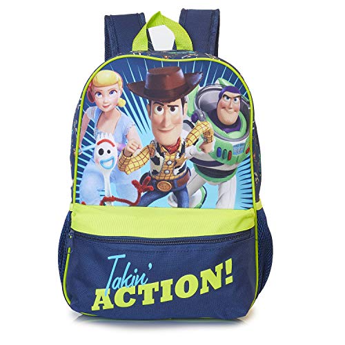 Toy Story 4 Forky Mochila Para Niños Con Personajes Oficiales De Toy Story | Forky Woody, Buzz, Bo Peep | Bolsa De Viaje De Disney | Talla Única Para Todos