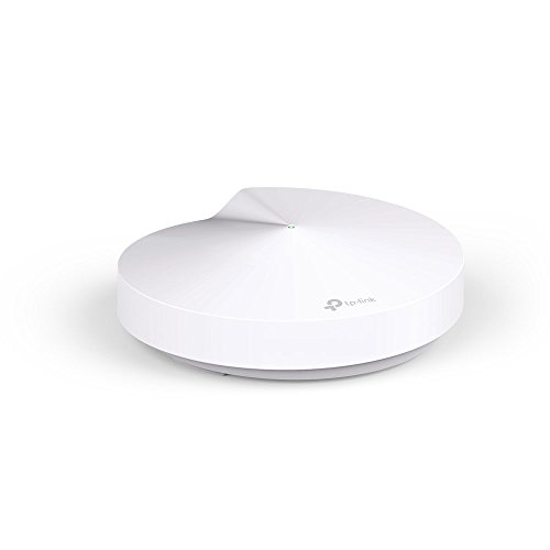 TP-Link Deco M5 (1-pack), Sistema Wifi Para Toda La Casa, DC-in Jack, USB Type-C, Tamaño Único, Blanco