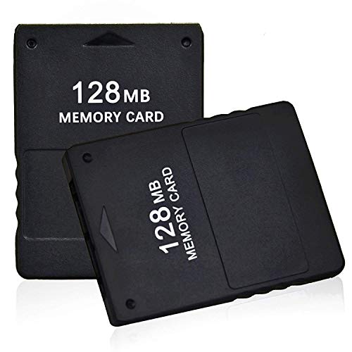 TPFOON 128MB Tarjeta de Memoria para Sony PlayStation 2 PS2, Pack de 2
