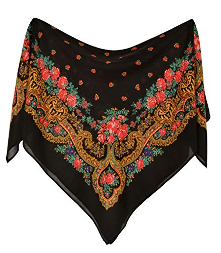 Traje Regional Pañuelo portugués negro - 90 x 90 Traje Regional Pañuelo portugués negro - 90 x 90