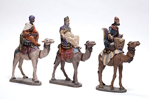 Triciclo Editores Figuras de Rey Melchor, Gaspar y Baltasar en Camello.BEL955