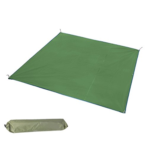 TRIWONDER Lona de Tiendas de Campaña Impermeable Portátil Toldo Camping para Playa Picnic al Aire Libre (Verde, 2,15 x 2,15 m)