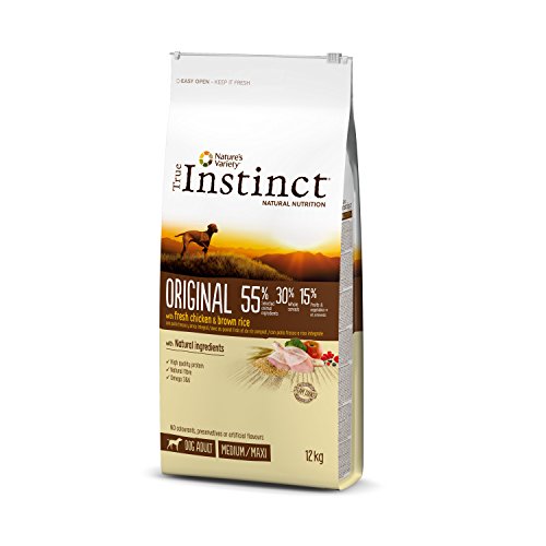 True Instinct Original - Nature's Variety - Pienso para Perros Adultos Medium-Maxi con Pollo - 12kg True Instinct Original - Nature's Variety - Pienso para Perros Adultos Medium-Maxi con Pollo - 12kg