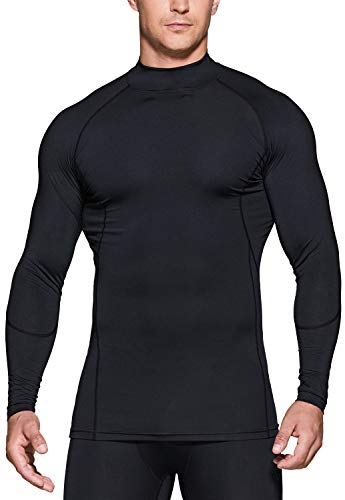 TSLA Dri Fit Mut32 - Camiseta interior de compresión para hombre, manga larga, talla M, color negro