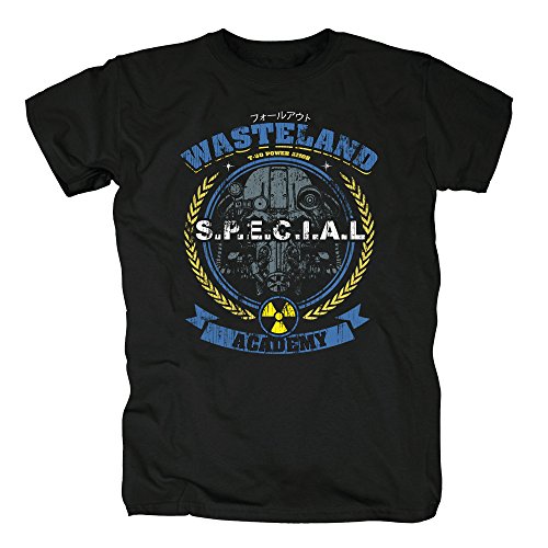 TSP Wasteland Camiseta para Hombre T-Shirt S Negro