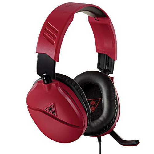 Turtle Beach Recon 70N Auriculares Gaming Nintendo Switch, PS4, PS5, Xbox One y PC, Rojo