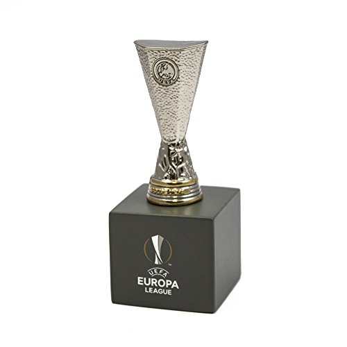 UEFA UEFA-EL-45-HP Replica Oficial Trofeo sobre Pedestal, Metal, 45 mm, Talla Única