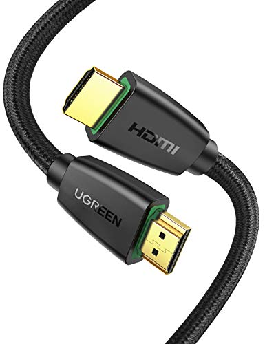 UGREEN Cable HDMI 4K Ultra HD, Cable HDMI 2.0 Alta Velocidad con Ethernet 4K 60Hz 18Gbps, 3D, Full HD 1080p, HDR, ARC, Compatible con Fire TV, Xbox 360/One, PS5, PS4 Pro, PS4, BLU-Ray, HDTV -2 Metros