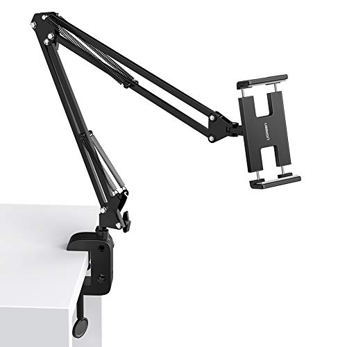 UGREEN Soporte Metálico Tablet y Móvil, Brazo Articulado Multiángulo Pinza Ajustable para 4-12.9 Pulgadas Surface Pro 4, Bq Aquaris, XiaoMi A2, A1, Mi 9, Note 9, iPad Pro 2020, iPhone 12, Galaxy S20 UGREEN Soporte Metálico Tablet y Móvil, Brazo Articulado Multiángulo Pinza Ajustable para 4-12.9 Pulgadas Surface Pro 4, Bq Aquaris, XiaoMi A2, A1, Mi 9, Note 9, iPad Pro 2020, iPhone 12, Galaxy S20