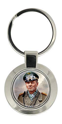 UK Giftshop Erwin Rommel Cromado Llavero