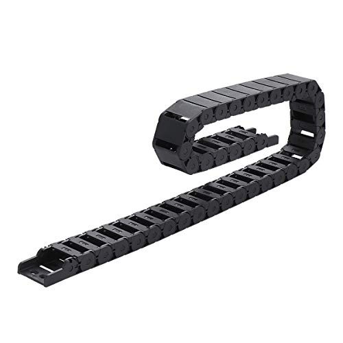 UKCOCO 15 x 30 mm plástico Towline Cable Wire Carrier Flexible anidado Semi cerrado cadena de arrastre para herramientas CNC (Negro, 1M) UKCOCO 15 x 30 mm plástico Towline Cable Wire Carrier Flexible anidado Semi cerrado cadena de arrastre para herramientas CNC (Negro, 1M)