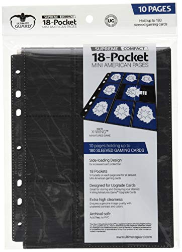 Ultimate Guard 10 18-Pocket Compact Pages Mini American - US DIN A5