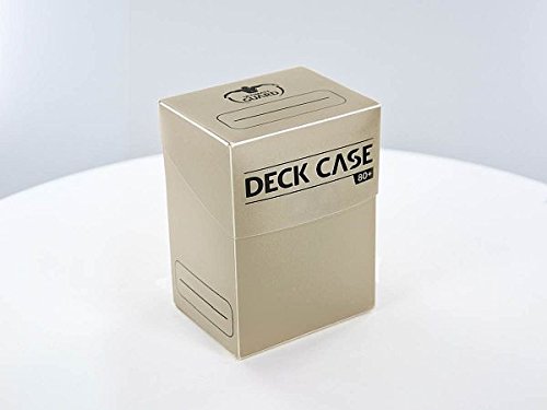 Ultimate Guard 10293 Deck Case 80+ Caja de Cartas Tama&ampntildeo EST&ampaacutendar Beige, 9,7 x 7,3 x 5,8 cm
