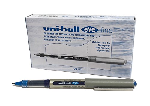 Uni-ball UB-157 - Eye Fine, 12 unidades, Azul