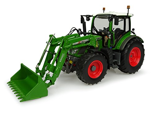 Universal Hobbies UH4981 Uh4981 - Tractor Fendt 516 Vario con Cargador Frontal, Color Verde