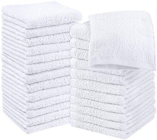 Utopia Towels - 24 Toallas para la Cara de algodón, Paños de algodón (30 x 30 cm, Blanco) Utopia Towels - 24 Toallas para la Cara de algodón, Paños de algodón (30 x 30 cm, Blanco)