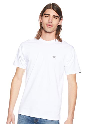 Vans Herren Left Chest Logo Tee T-Shirt, Weiß (White Black Yb), Large