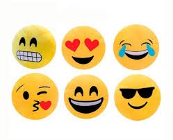 Vasara Cojí­n Emoticonos 32 Cm - Cojines Emoticonos Emojis Se sirven Surtidas en 4 Modelos. Medidas: 22 cm Se sirven deshinchados. Balones de Emoticonos Originales niños