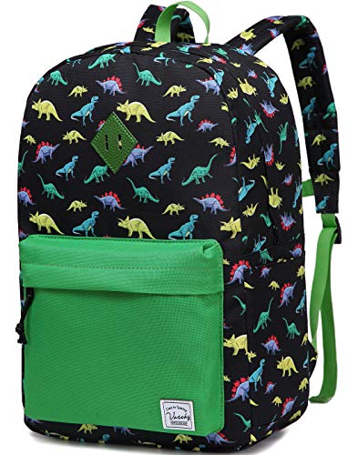VASCHY Mochilas Infantiles, Mochila de Dinosaurio Niños Mochila para Escolar con Bolsillos Laterales Dinosaurio-Grande VASCHY Mochilas Infantiles, Mochila de Dinosaurio Niños Mochila para Escolar con Bolsillos Laterales Dinosaurio-Grande