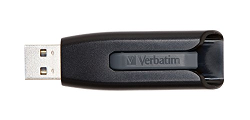Verbatim 49168 - Memoria USB 3.0 de 256 GB, Negro, 58 mm x 20 mm x 11 mm (Largo x Ancho x Alto)