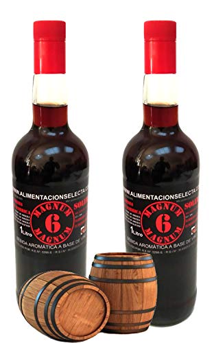 Vermú de Solera 2 Litros de Auténtico Vermut de Solera con 6 Meses Mínimo en Barricas de 50 a 80 años Vermouth Sin Azúcar Receta de Wermut con 23 Hierbas Aromáticas 2 Botellas Magnum Vermuts de Solera Vermú de Solera 2 Litros de Auténtico Vermut de Solera con 6 Meses Mínimo en Barricas de 50 a 80 años Vermouth Sin Azúcar Receta de Wermut con 23 Hierbas Aromáticas 2 Botellas Magnum Vermuts de Solera