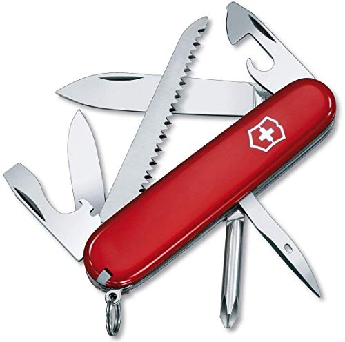 Victorinox Hiker - Cuchillo, Rojo, Acero inoxidable, 7 herramientas-13 funciones Victorinox Hiker - Cuchillo, Rojo, Acero inoxidable, 7 herramientas-13 funciones