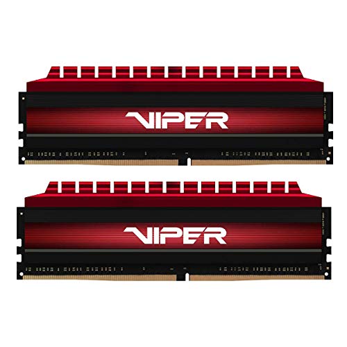 Viper 4 PV48G300C6K DDR4 3000MHz C16 Módulo de Memoria XMP 2.0 Alto Rendimiento Rojo 8 GB (2x4GB)
