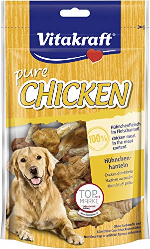 Vitakraft 1571260031 - Snack muslitos de Pollo 100% Naturales para Perros 80 gr Vitakraft 1571260031 - Snack muslitos de Pollo 100% Naturales para Perros 80 gr