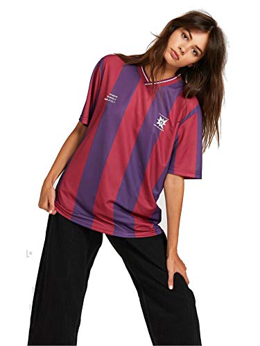 Volcom - Camiseta A.P.#2 Soccer Mangas Cortas - Camiseta Hombre - Rojo