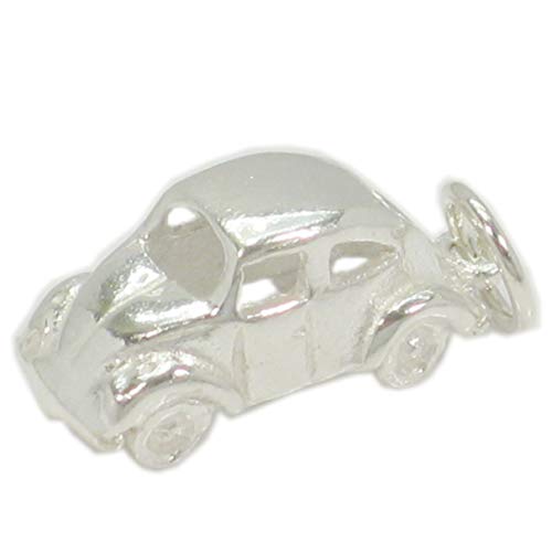Volkswagen Escarabajo coche de plata de Ley de 925. 1 x coches encantos BJ2001 Volkswagen Escarabajo coche de plata de Ley de 925. 1 x coches encantos BJ2001
