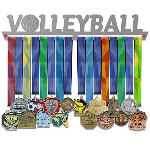 Volleyball Medal Hanger Display V1 | Sports Medal Hangers | Stainless Steel Medal Display | by VictoryHangers - The Best Gift For Champions !