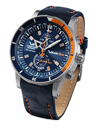 Vostok Europe VEAREONE Special Limited Edition Titan 510H434 - Reloj de hombre con 3 pulseras