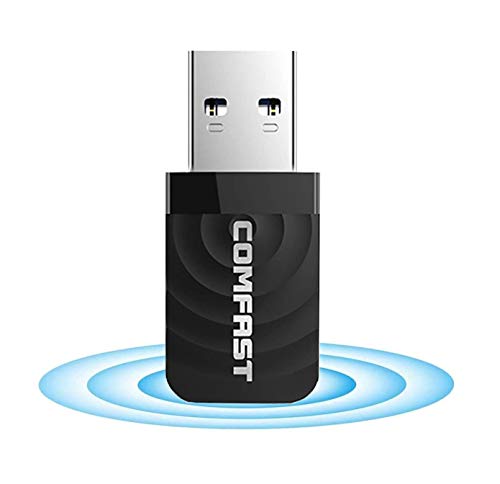 VRK Adaptador WiFi USB,Dongle WiFi 5GHz WiFi Adaptador USB 3.0 1300Mbps Dual Band 2.4GHz 5GHz Mini Adaptador WiFi para PC Portátil, Compatible con Windows XP / 7/8 / 8.1/10, MacOS 10.9-10.14 VRK Adaptador WiFi USB,Dongle WiFi 5GHz WiFi Adaptador USB 3.0 1300Mbps Dual Band 2.4GHz 5GHz Mini Adaptador WiFi para PC Portátil, Compatible con Windows XP / 7/8 / 8.1/10, MacOS 10.9-10.14