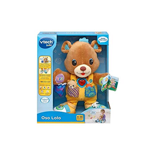 VTech-80-190922 Oso de Tela Interactivo, Multicolor (3480-190922) VTech-80-190922 Oso de Tela Interactivo, Multicolor (3480-190922)