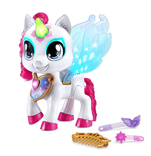 VTech- Sparklings Blanca Unicornio Interactivo, Multicolor (3480-530822)