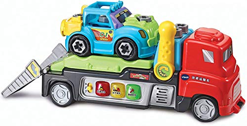 VTech Tunning el camión taller, Tráiler interactivo con herramientas y accesorios para arreglar tu coche, aprende sobre vehículos y seguridad vial, diferentes misiones y retos (80-517622) (Individual) VTech Tunning el camión taller, Tráiler interactivo con herramientas y accesorios para arreglar tu coche, aprende sobre vehículos y seguridad vial, diferentes misiones y retos (80-517622) (Individual)