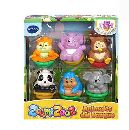 VTech Zoomizooz Set de 6 animales Bosque, color (3480-439022) , color/modelo surtido